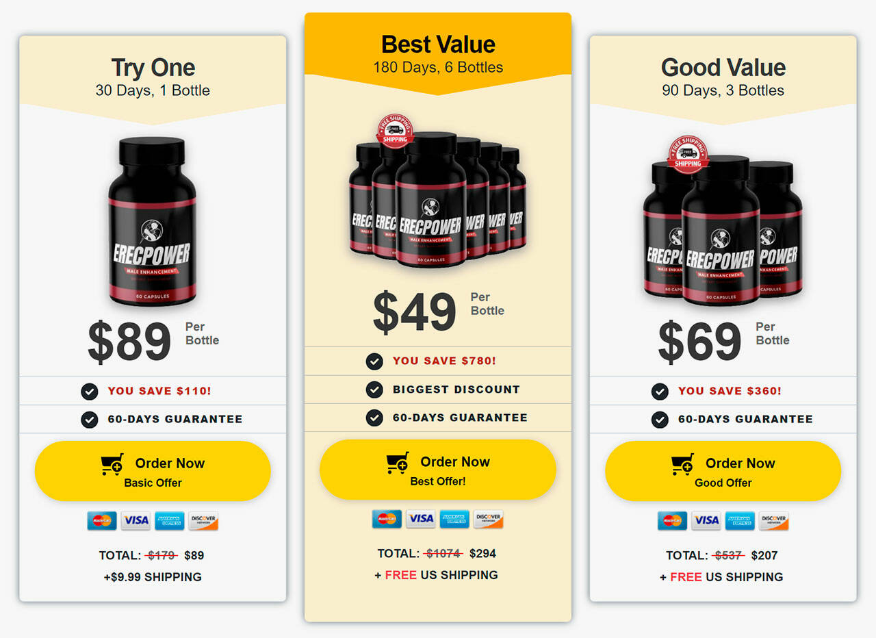 ErecPower pricing