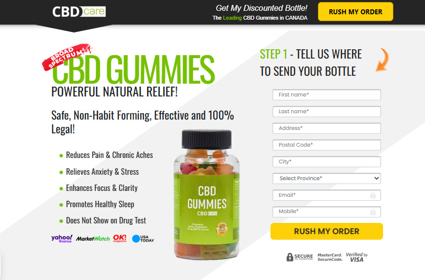 CBD Care Gummies Canada 1