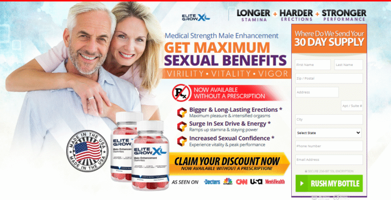 Elite Grow XL ME Gummies Reviews: A Natural Boost for Energy, Stamina & Performance?