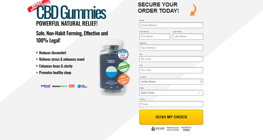 Highline Wellness Premium CBD Gummies Cost