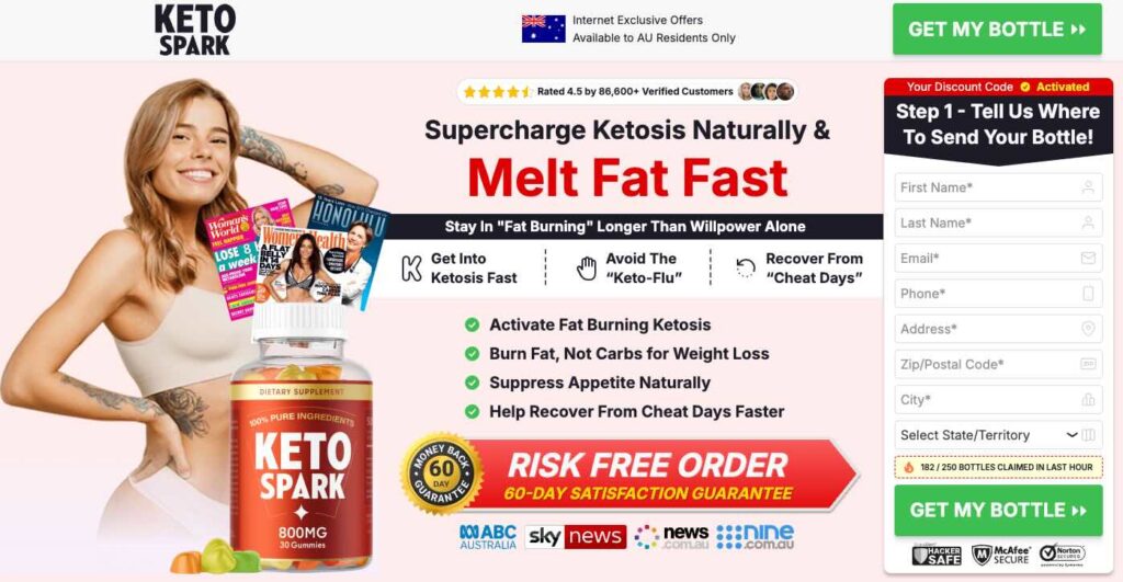 Keto Spark Gummies Australia order