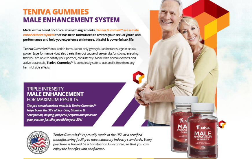 Teniva Male Enhancement Gummies Get