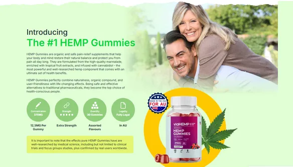 Viahemp Gummies Australia