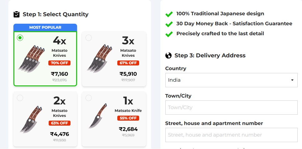 Matsato Chef Knife Australia