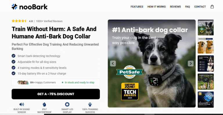 NooBark Anti-Bark Collar Australia – Smart, Gentle, and Effective Bark Control!