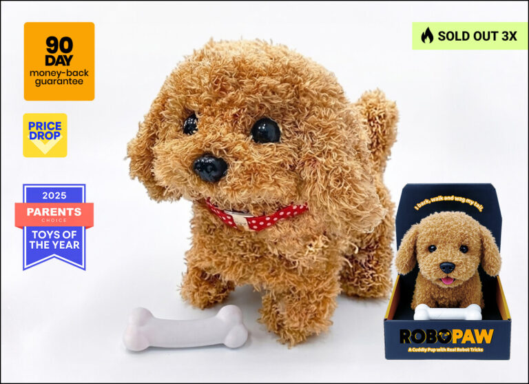 RoboPaw Robot Puppy – Smart Robot Pet for Kids & Families!