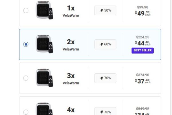 VelaWarm Heater Australia Pricing