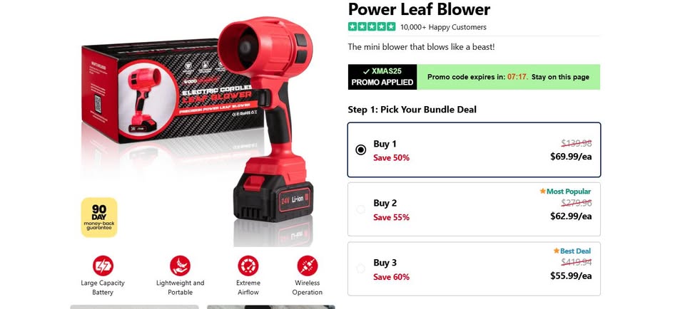 Wood Ranger Leaf Blower 1